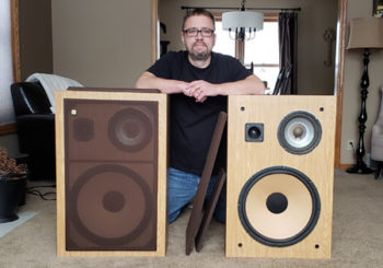 Me with my 1985 BSR Speakers from DAK Catalog